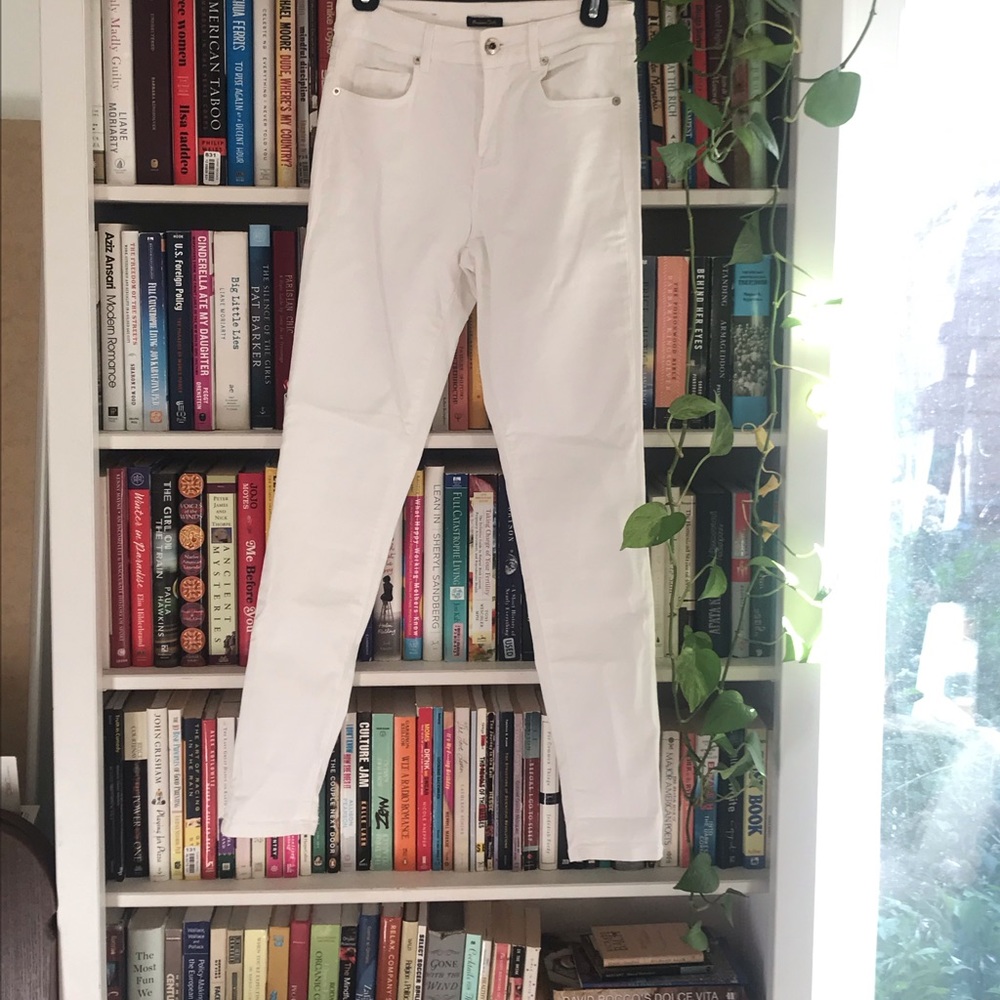 Massimo Dutti White skinny jeans